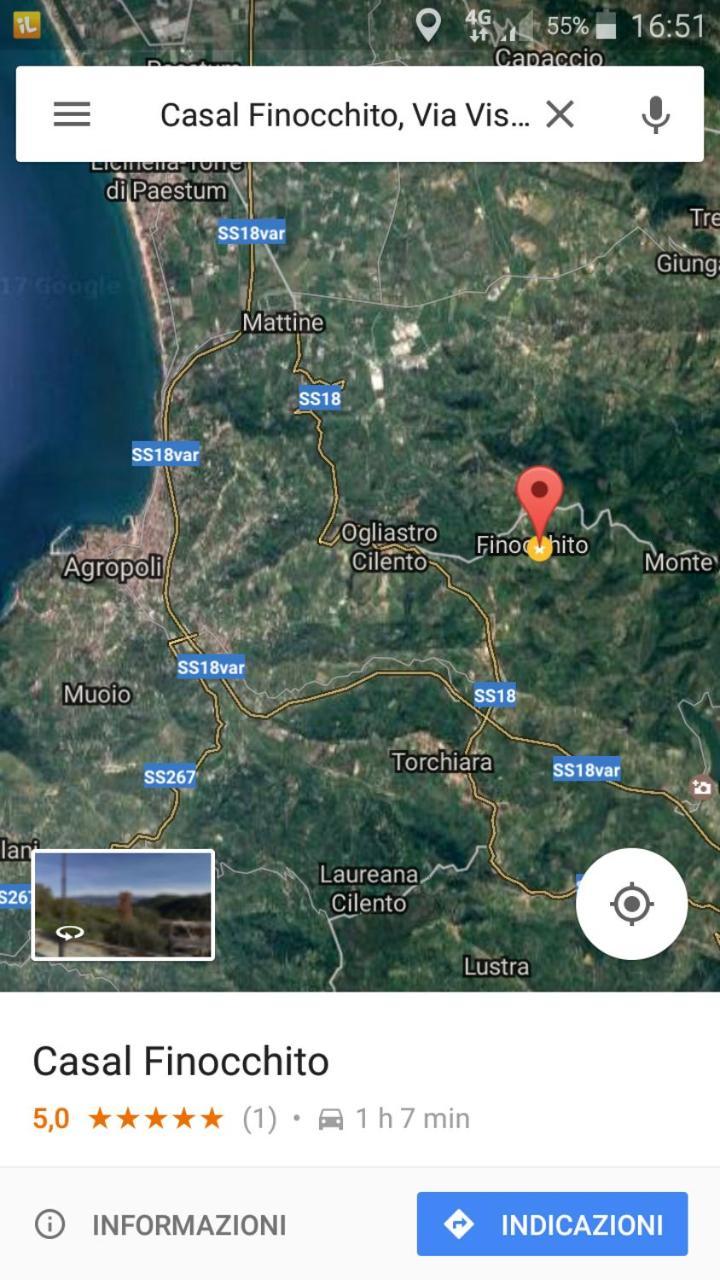 Casal Finocchito Villa Ogliastro Cilento Luaran gambar